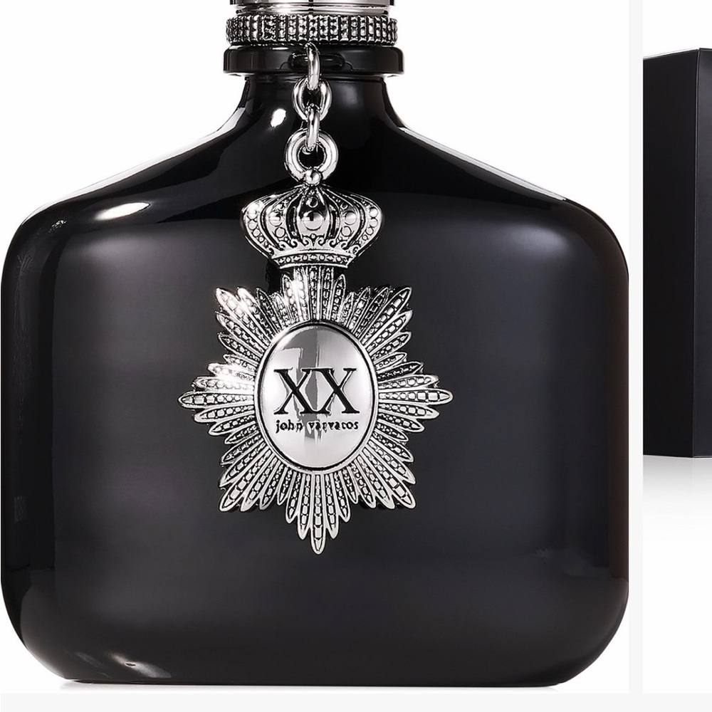John Varvatos XX Black and Silver Bottle - Picture 1 of 4